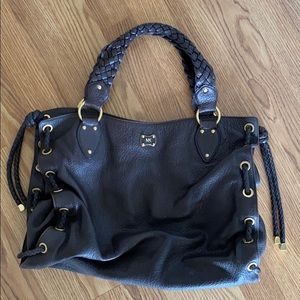 Michael Kors brown leather handbag